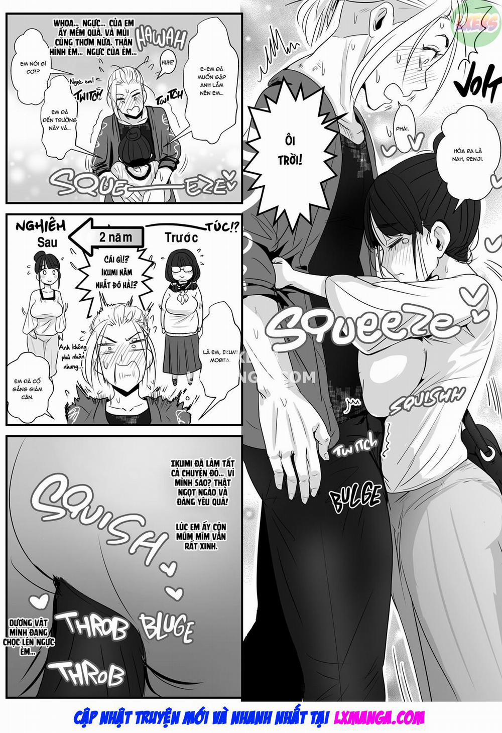 Boku o 2-nenkan Omoi Tsuzukete Onaji Daigaku ni Nyuugaku Shitekita Uchiki na Bakunyuu Kouhai-chan to Icha Love Sex Oneshot trang 9