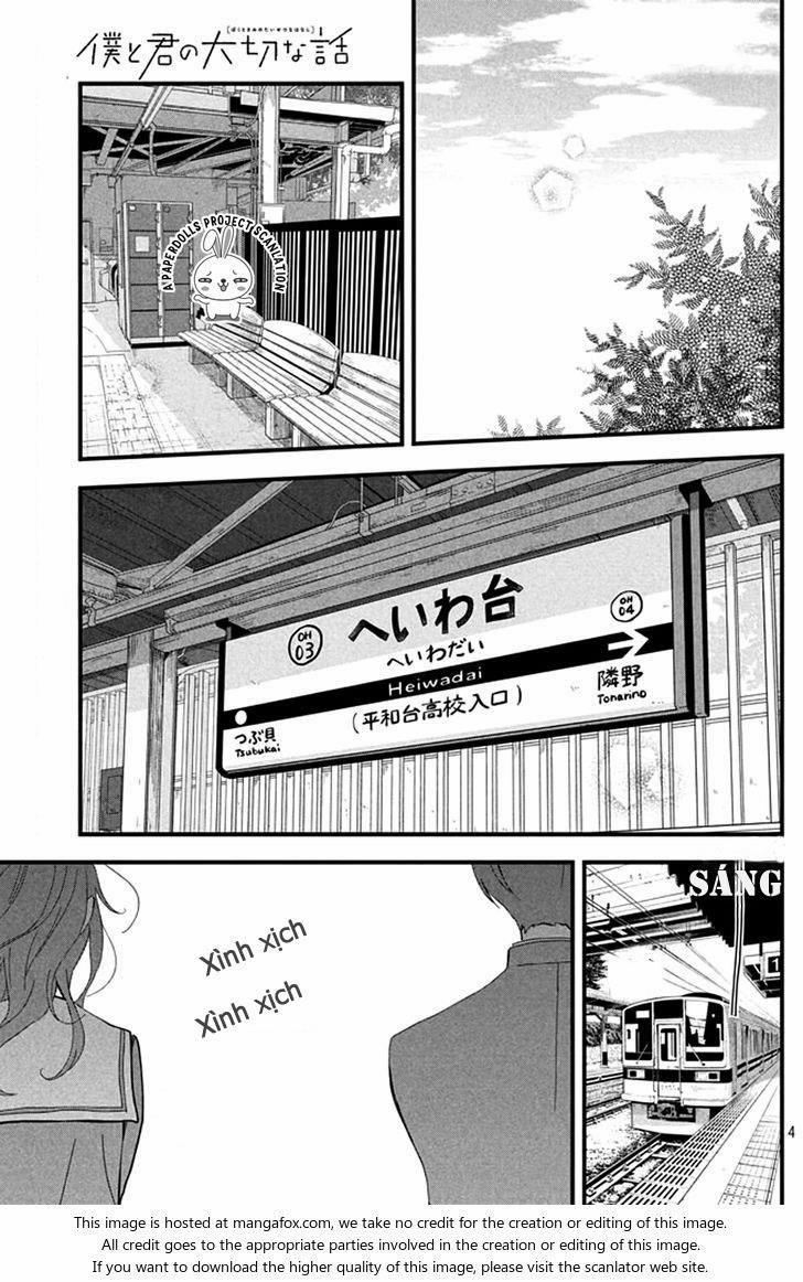 Boku To Kimi No Taisetsu Na Hanashi 1 trang 6