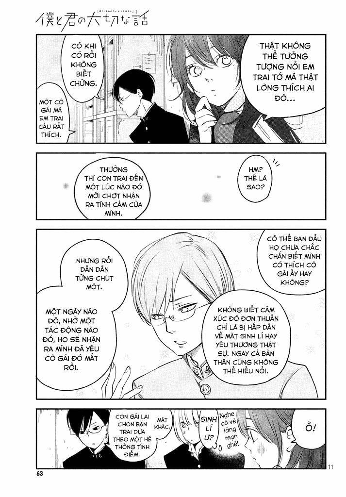 Boku To Kimi No Taisetsu Na Hanashi 13 trang 12