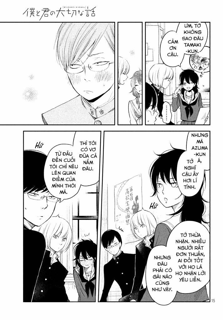 Boku To Kimi No Taisetsu Na Hanashi 13 trang 16