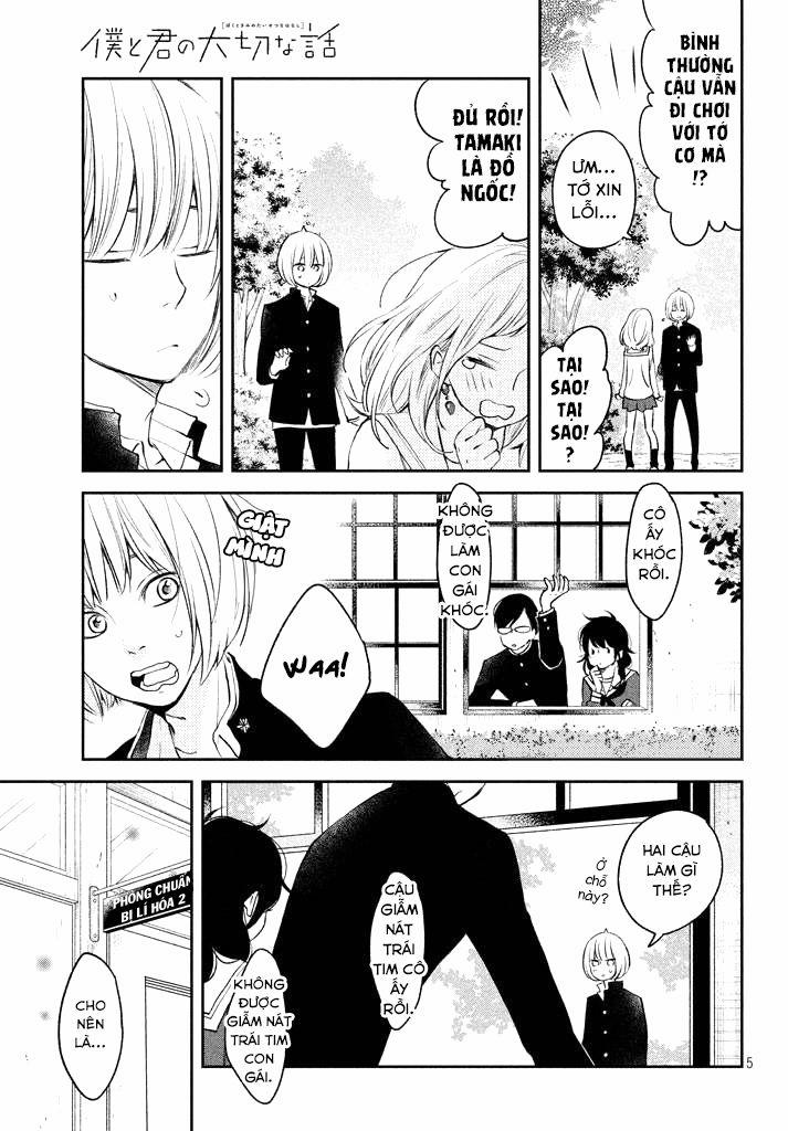 Boku To Kimi No Taisetsu Na Hanashi 13 trang 6