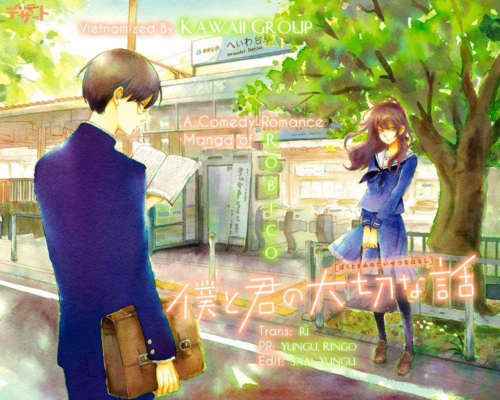 Boku To Kimi No Taisetsu Na Hanashi 15 trang 1