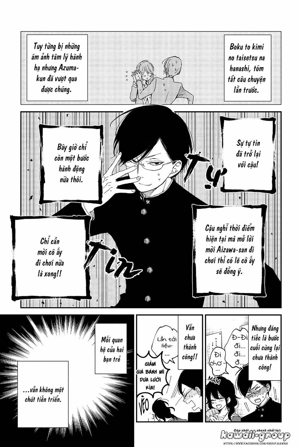 Boku To Kimi No Taisetsu Na Hanashi 24 trang 4