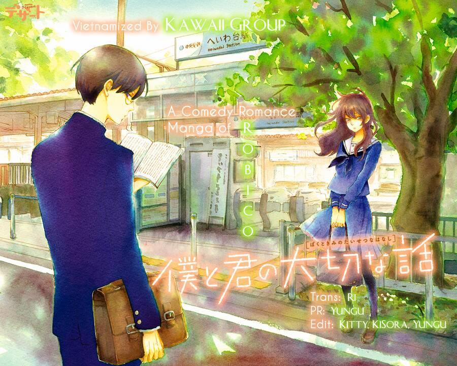 Boku To Kimi No Taisetsu Na Hanashi 26 trang 1