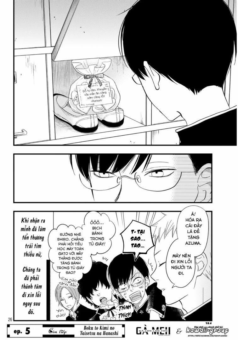 Boku To Kimi No Taisetsu Na Hanashi 4 trang 28