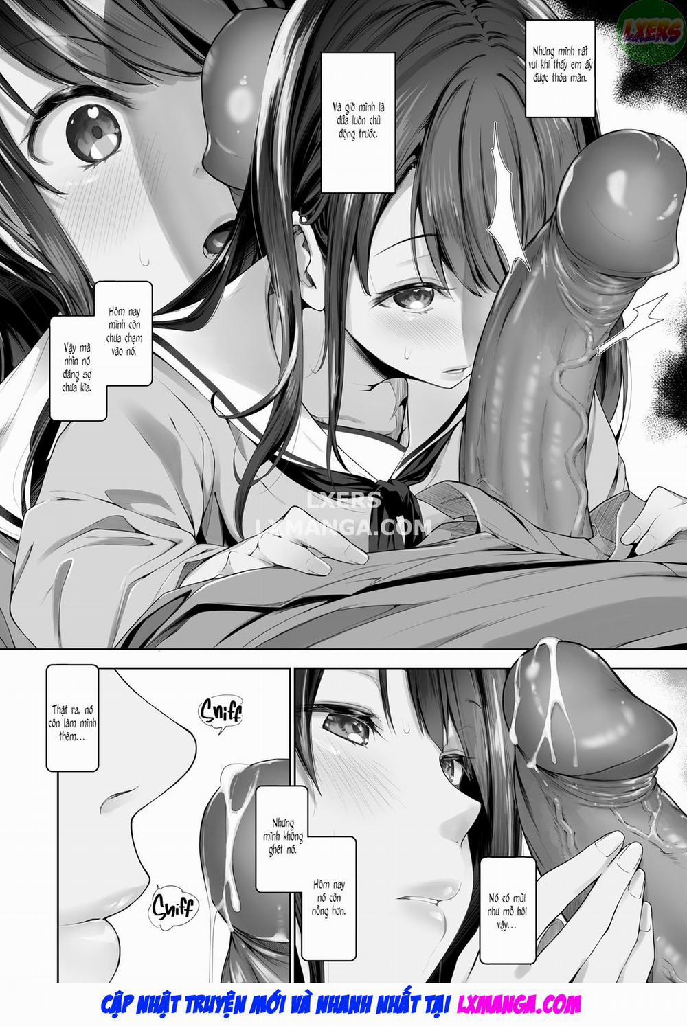 Boku to Riina Senpai no Himitsu no Bukatsudou ~Mysterious na Senpai ga Hatsujou shite H ni Muchuu ni Naru Hanashi~ Oneshot trang 5