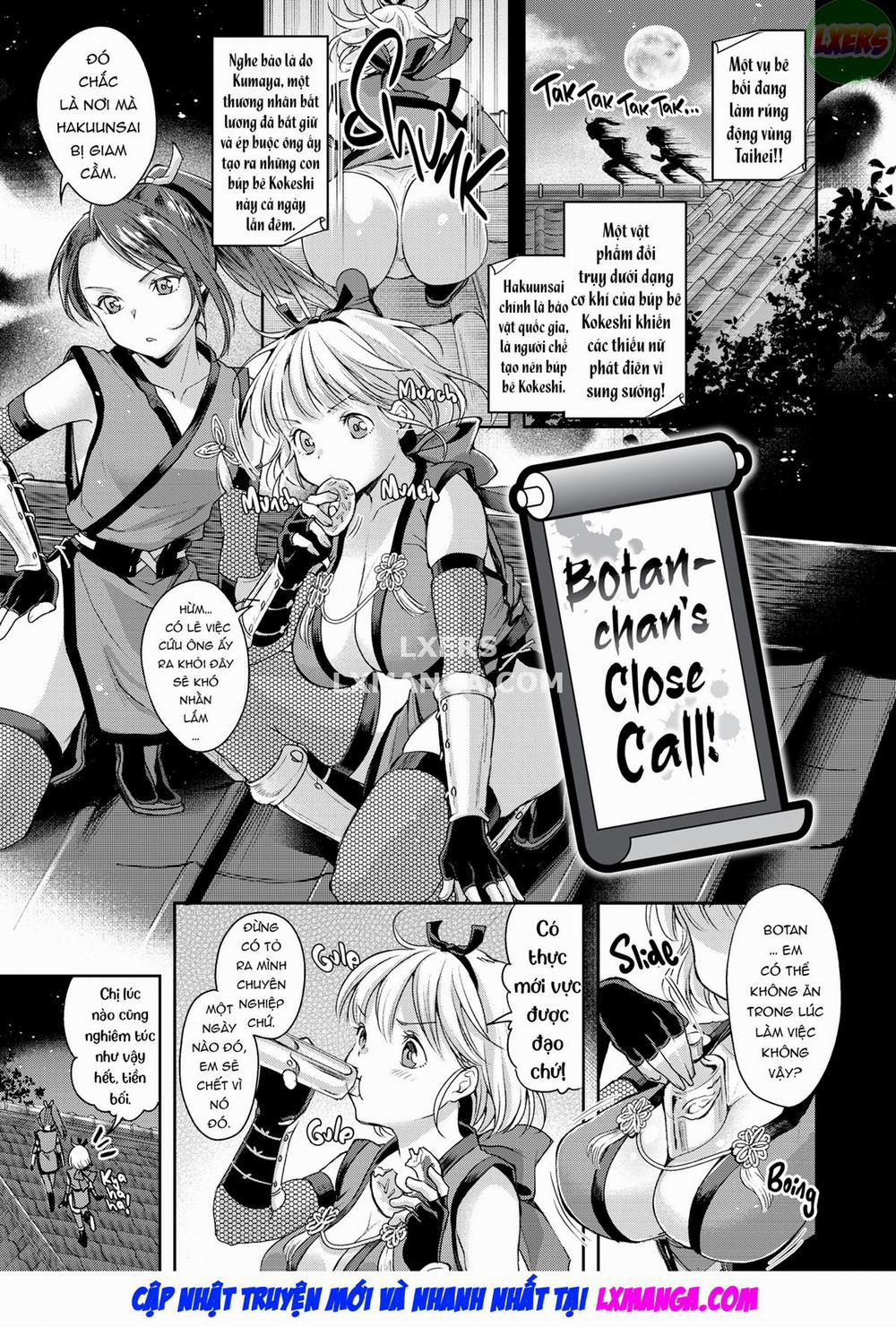 Botan-chan Kikiippatsu!! Oneshot trang 3