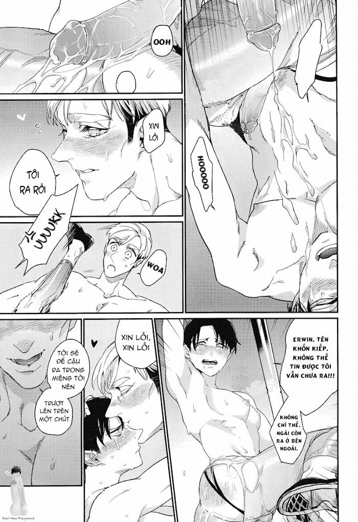 Buổi Biểu Diễn Sắc Tình Của Chỉ Huy Erwin Và Đồng Chí Levi 1 trang 20