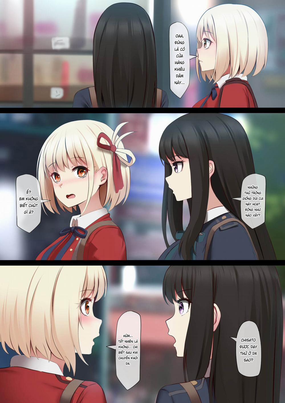 Buổi huấn luyện đặc biệt của Chisato và Takina Oneshot trang 1