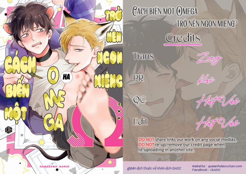 Cách Biến Một Omega Trở Nên Ngon Miệng 3 trang 0