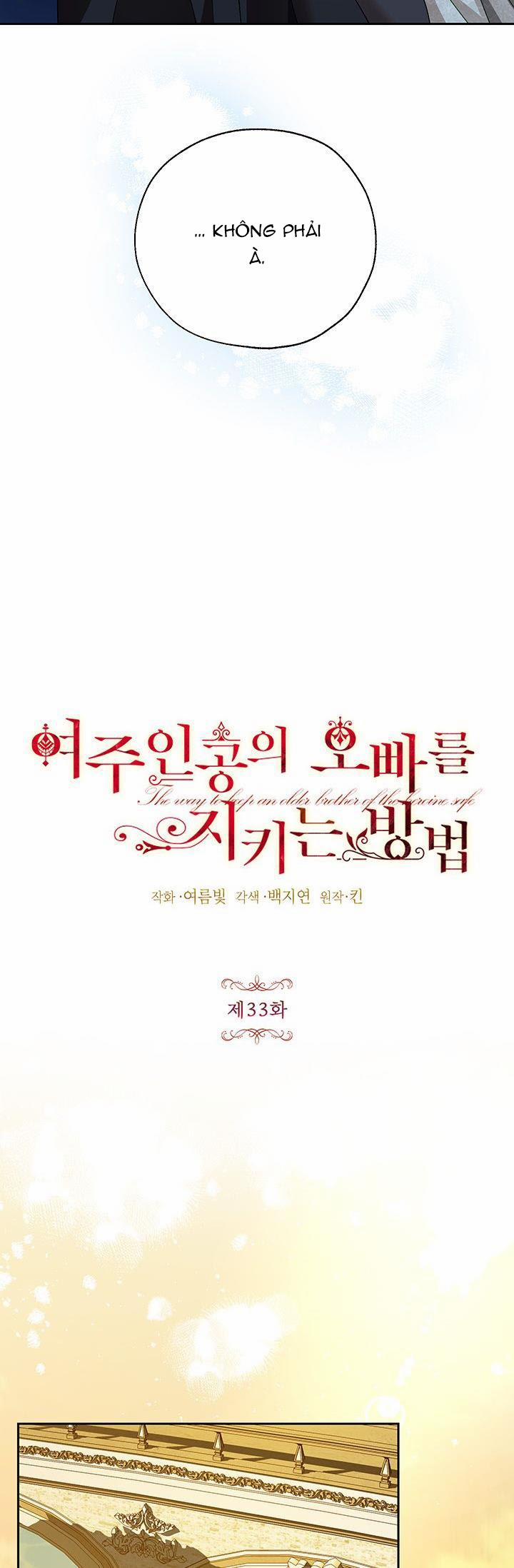 Cách Để Cứu Rỗi Anh Trai Của Nữ Chính 33 trang 11