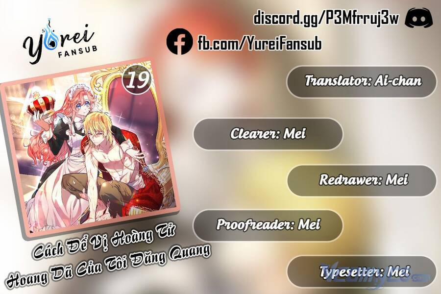 Cách Để Trao Vương Miện Cho Vị Hoàng Tử Hoang Dã Của Tôi 19 trang 0