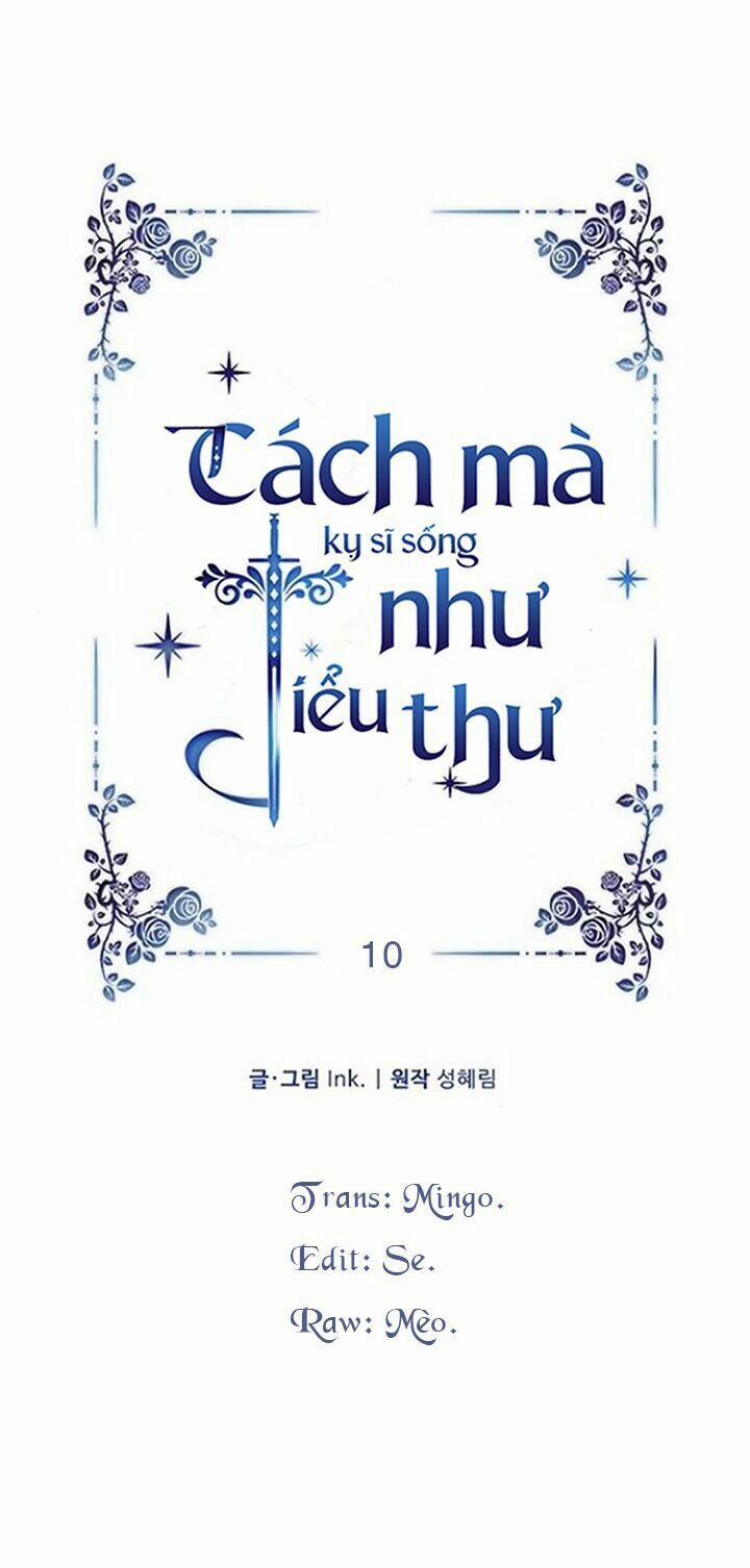 Cách Mà Kỵ Sĩ Sống Như Tiểu Thư 10 trang 1