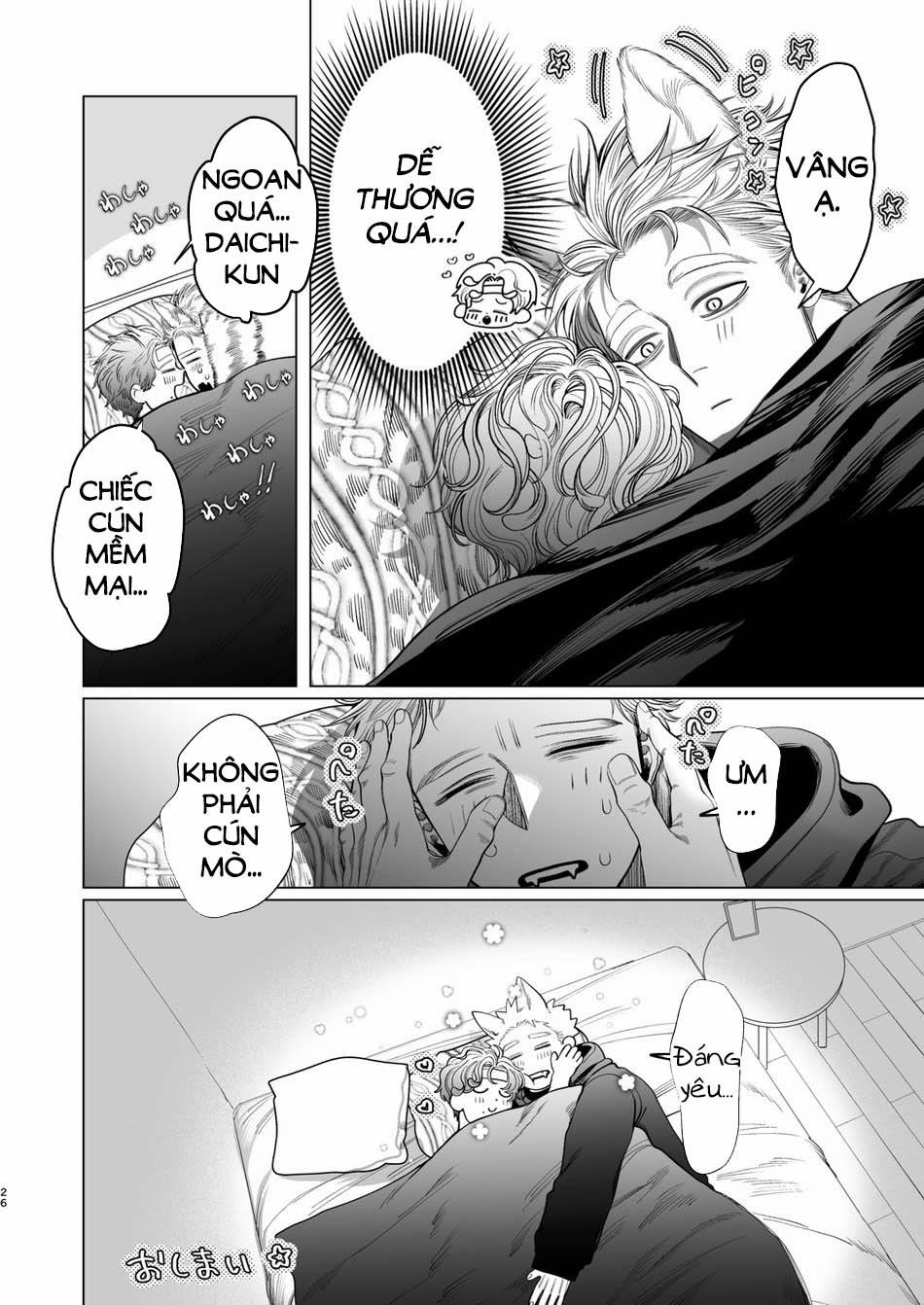 Cách Vuốt Ve Cậu Bạn Trai Người Sói Của Tôi 1 trang 24