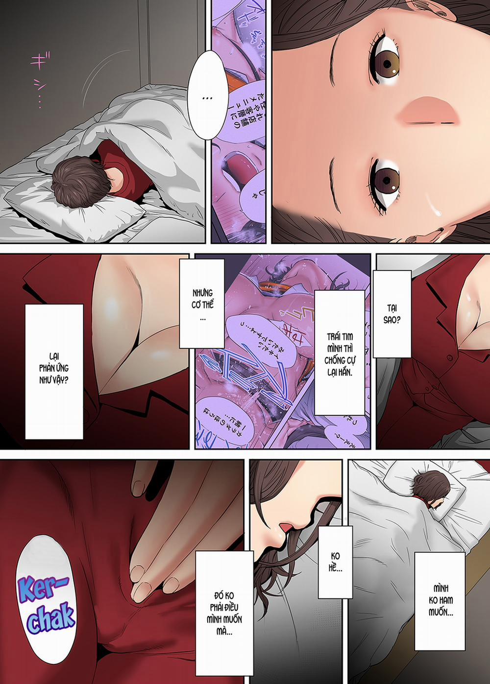 Cấp dưới của chồng làm tôi ra lênh láng... Ngoại tình thật là sướng đến điên đảo. 5: Tình tay ba, Okamoto dưới trướng. trang 6