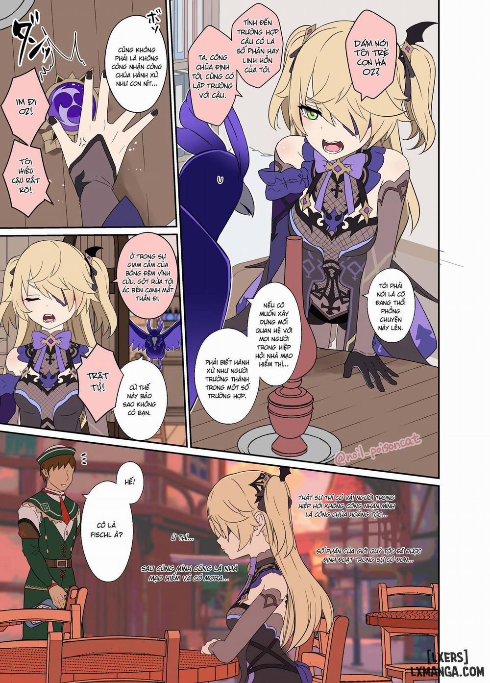 Câu chuyện về Fischl say xỉn làm chuyện xấu Oneshot trang 0