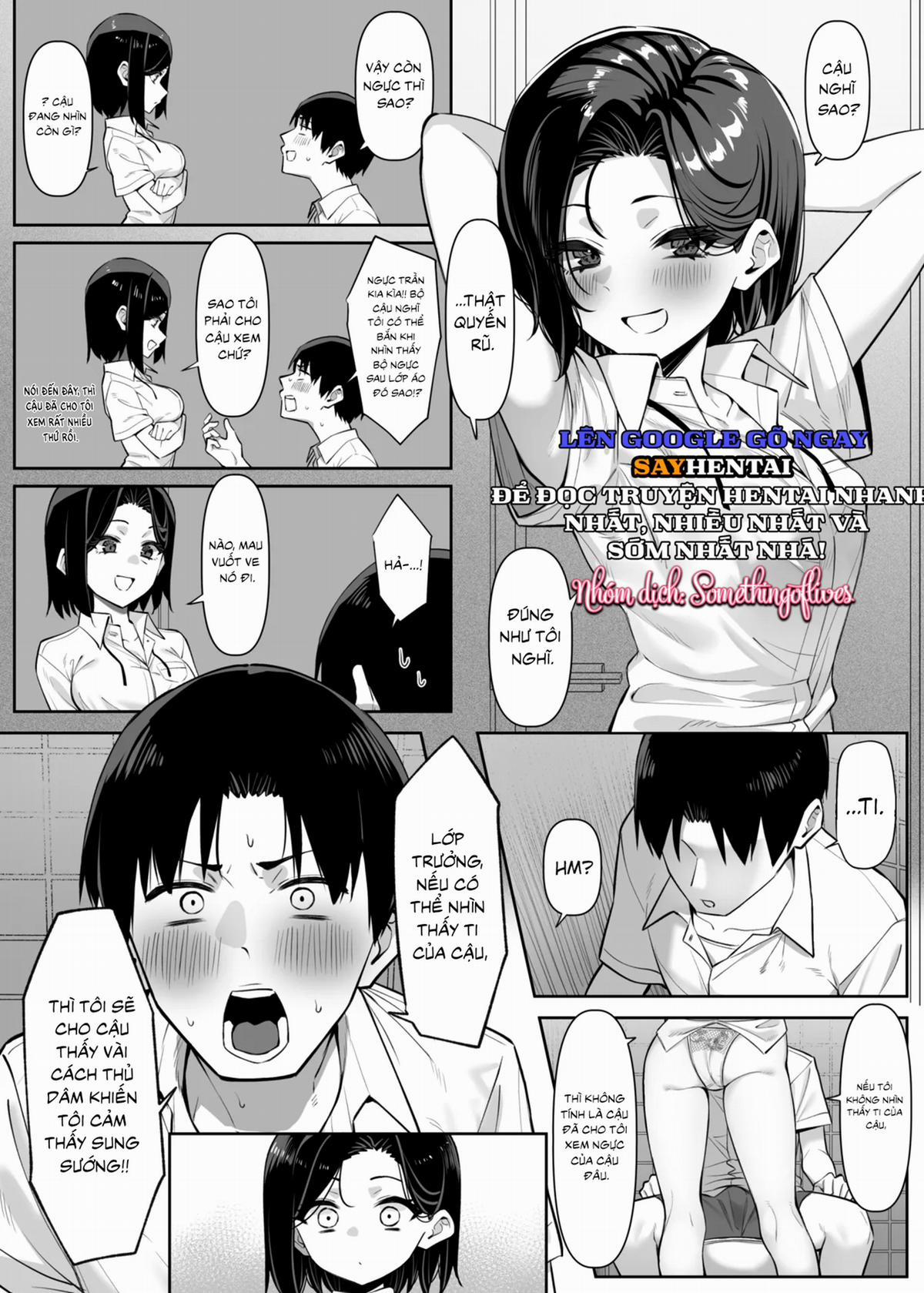 Câu chuyện về học sinh giỏi thích xem cảnh thủ dâm của tôi 2 trang 14