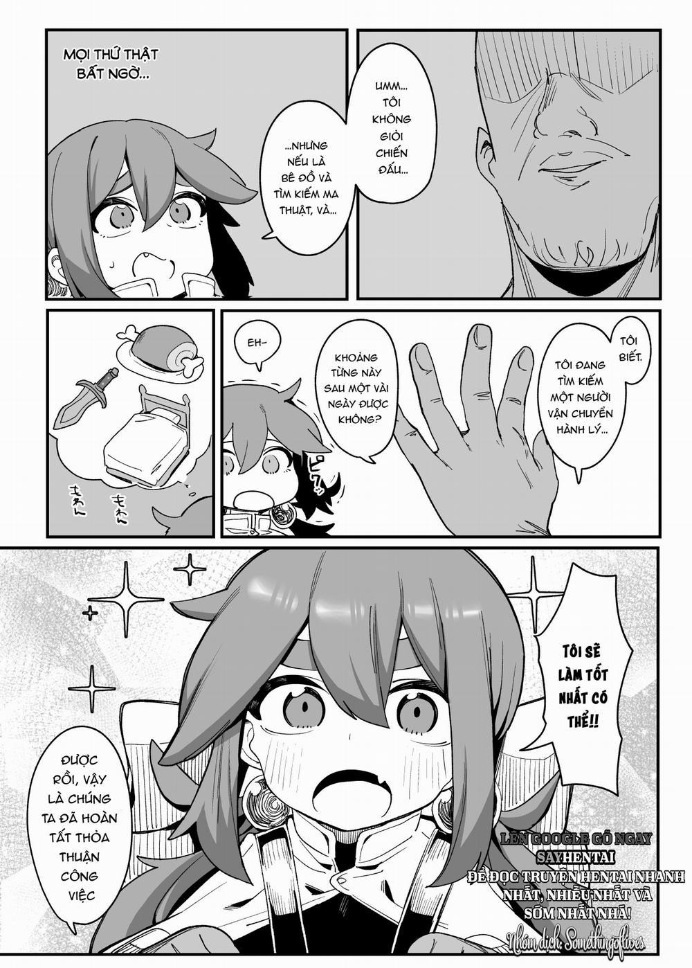 Câu chuyện về nữ thám hiểm nghèo cả tin 0- oneshot trang 5