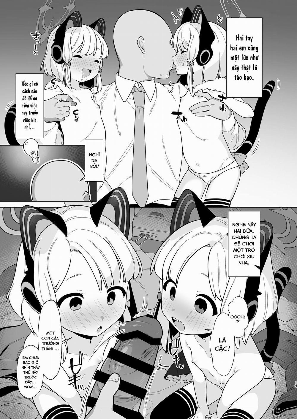 Câu lạc bộ Blue Archive thao túng tâm trí ~Gamer Twins Chapter~ Oneshot trang 10