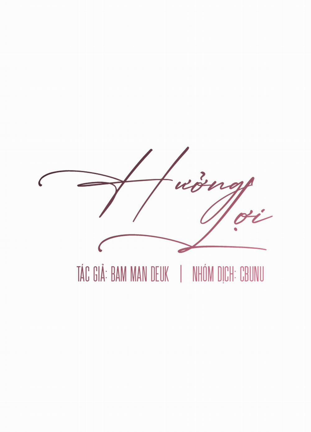 (CBunu) Hưởng Lợi 20 trang 1