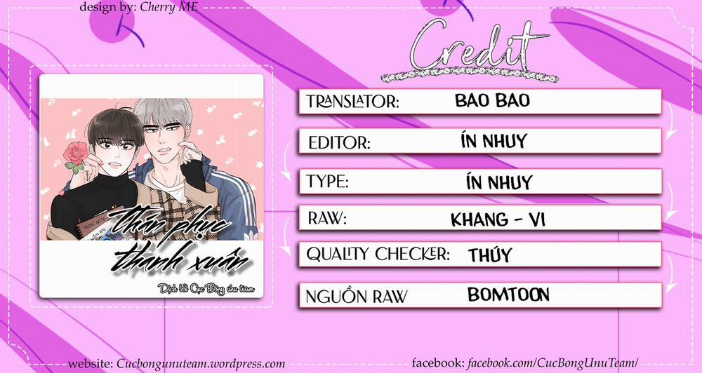 (Cbunu) Thán Phục Thanh Xuân 2 trang 0