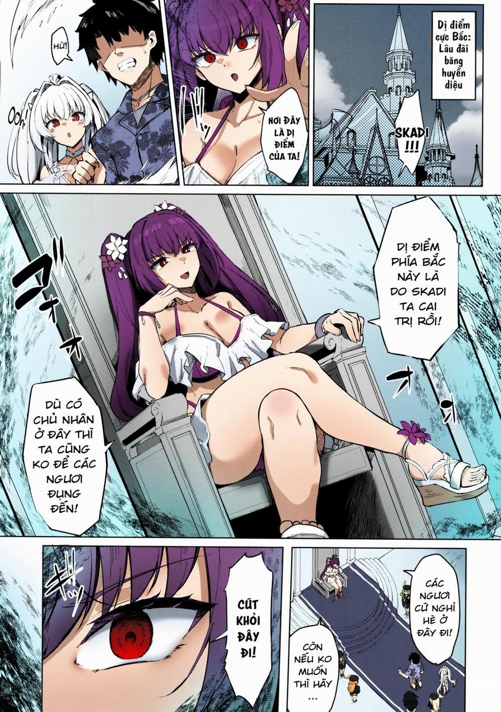 Chaldea Midsummer Vacation. Marrying and Mana Transferring with Bride Skadi Oneshot trang 4