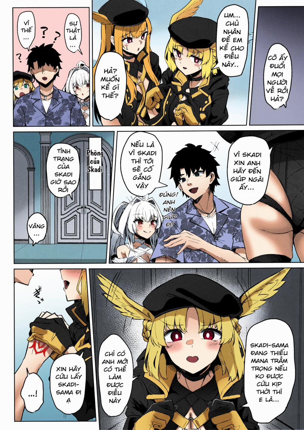 Chaldea Midsummer Vacation. Marrying and Mana Transferring with Bride Skadi Oneshot trang 5