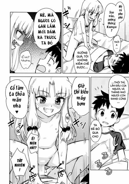 Chăm sóc cặp mông của loli Kiriha (Tsugumomo) Oneshot trang 13