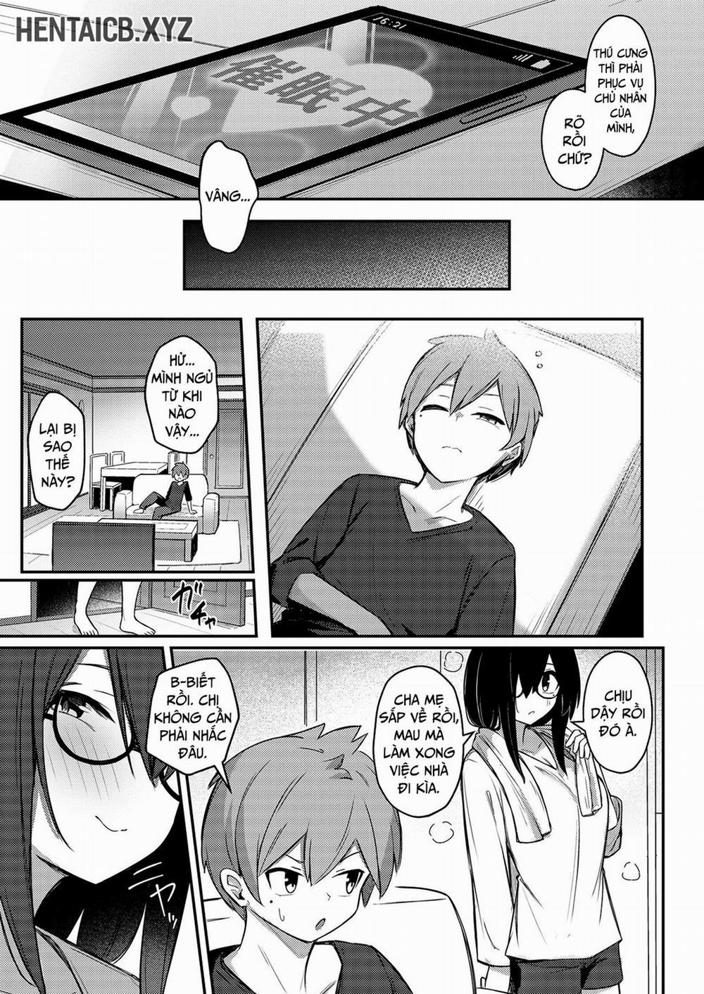 Chị gái ảm đạm thôi miên em trai Oneshot trang 17