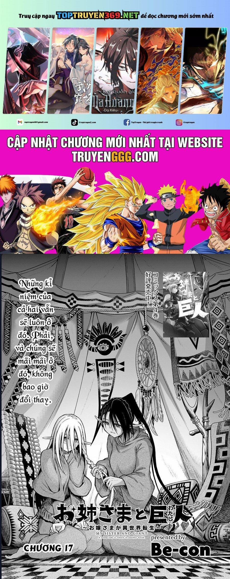 Chị Gái Tôi Và Người Khổng Lồ 17 trang 0