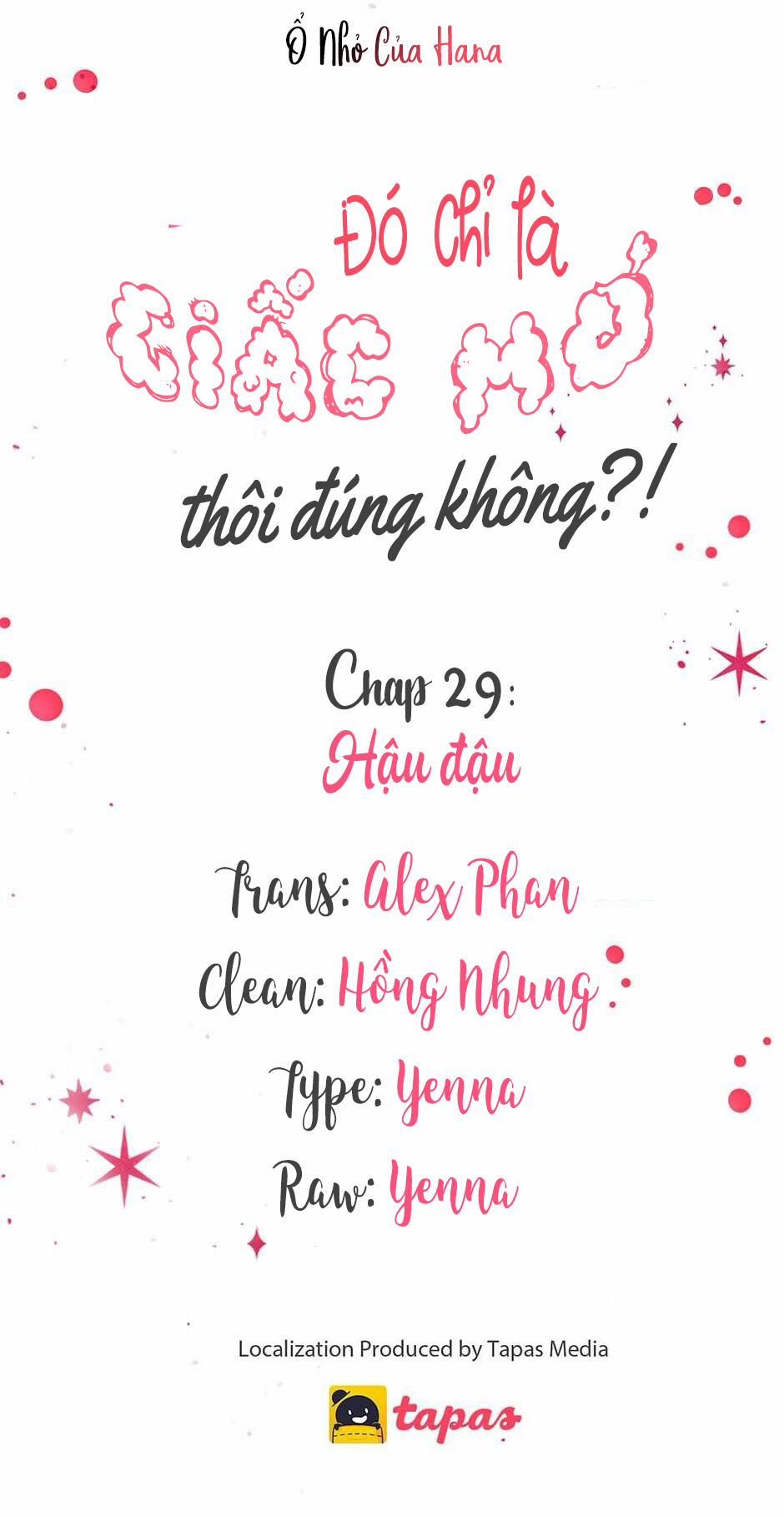 Chỉ Là Giấc Mơ Thôi Phải Không? 29 trang 12