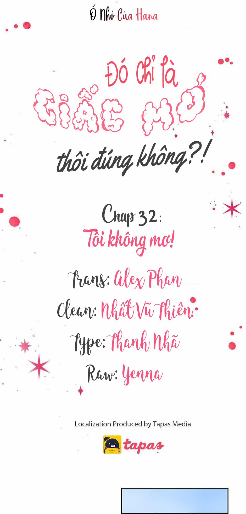 Chỉ Là Giấc Mơ Thôi Phải Không? 32 trang 29