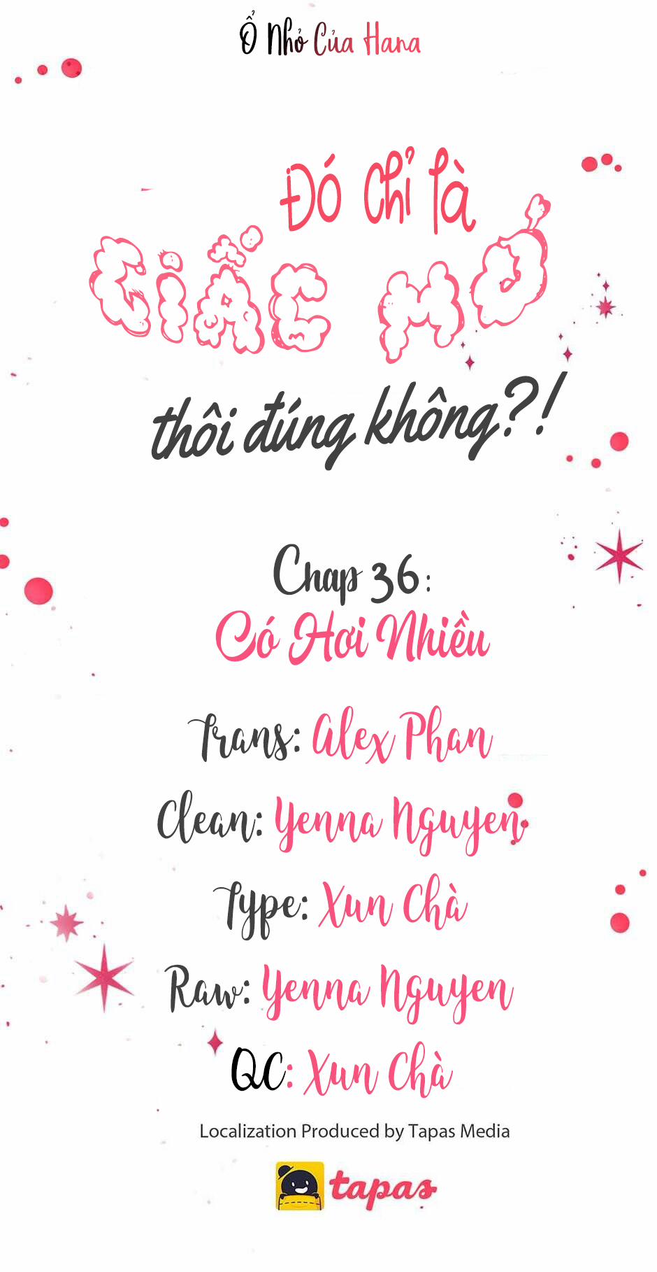 Chỉ Là Giấc Mơ Thôi Phải Không? 36 trang 33