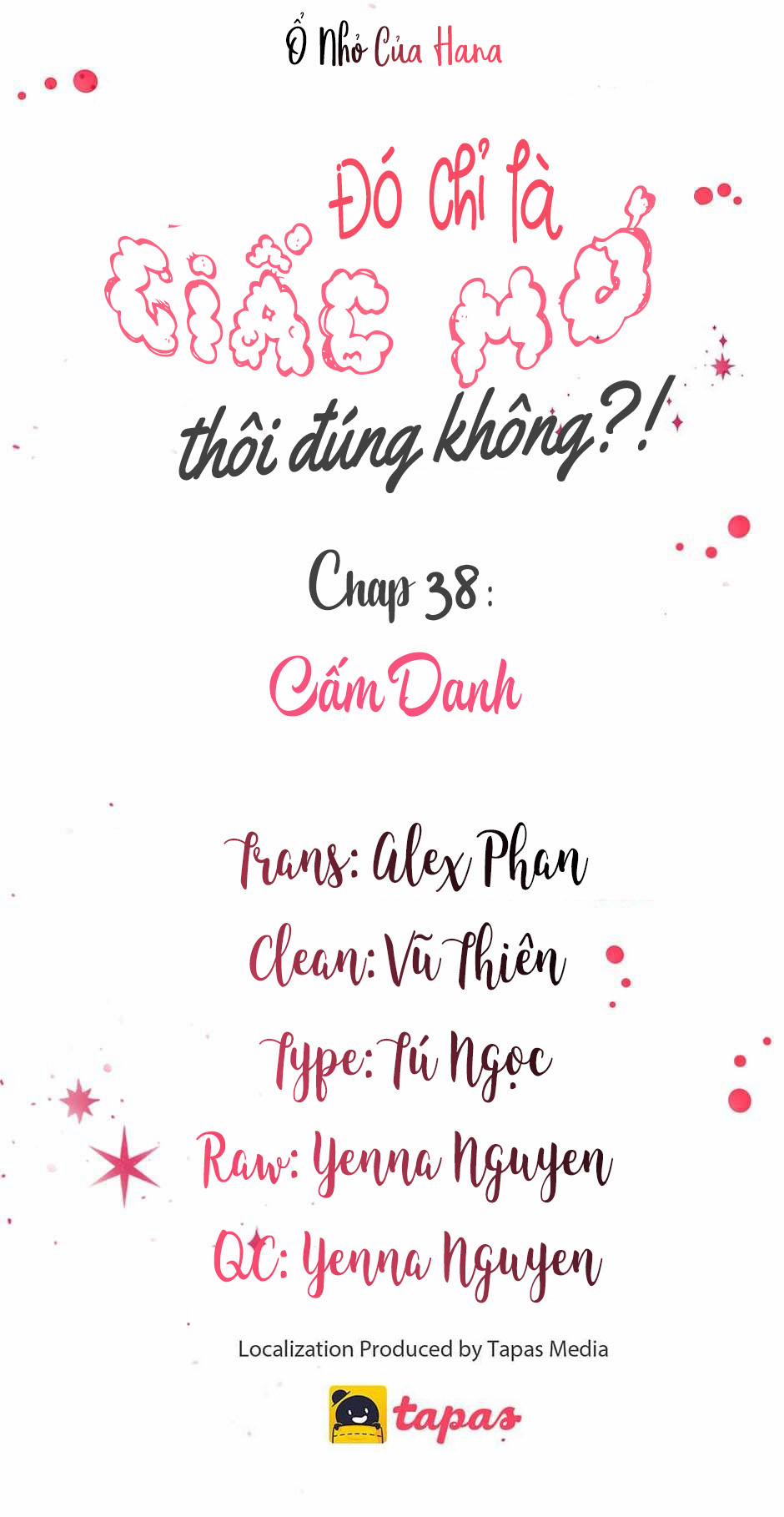 Chỉ Là Giấc Mơ Thôi Phải Không? 38 trang 10