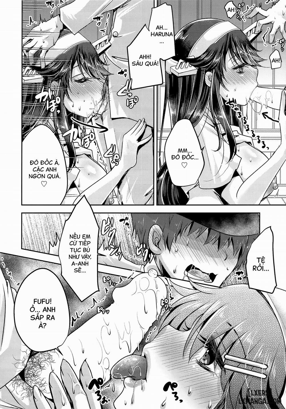 Chinjufu no Sakura to T-shirt no Haruna Oneshot trang 12