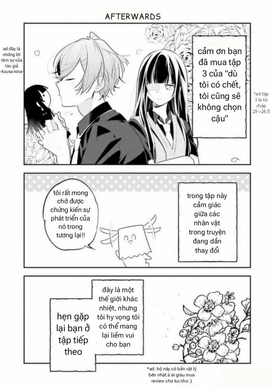 Cho Dù Tôi Có Chết, Tôi Cũng Sẽ Không Chọn Cậu 26.5 trang 5