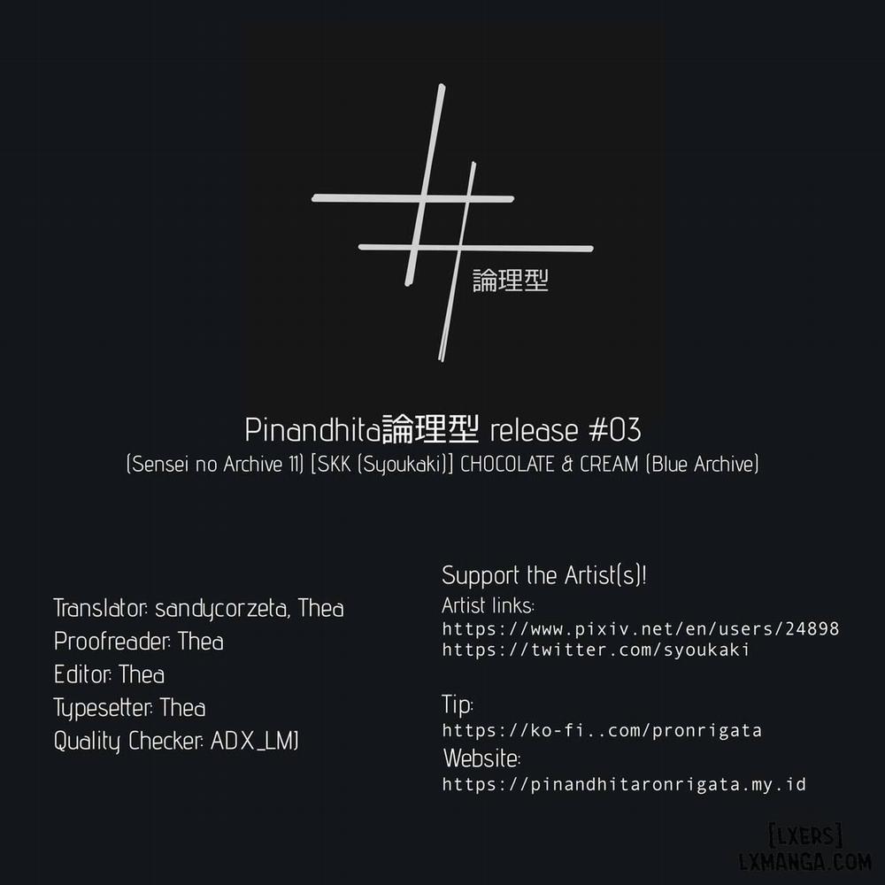 CHOCOLATE & CREAM (Blue Archive) Oneshot trang 17