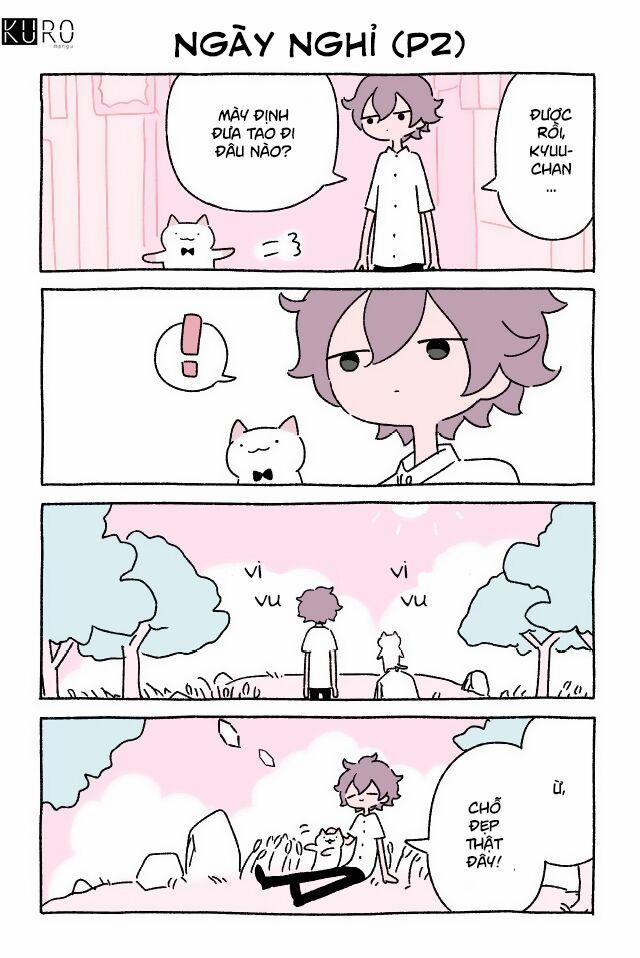 Chú Mèo Kỳ Diệu Kyuu-Chan 0 0 Ngày Nghỉ (P2) trang 1