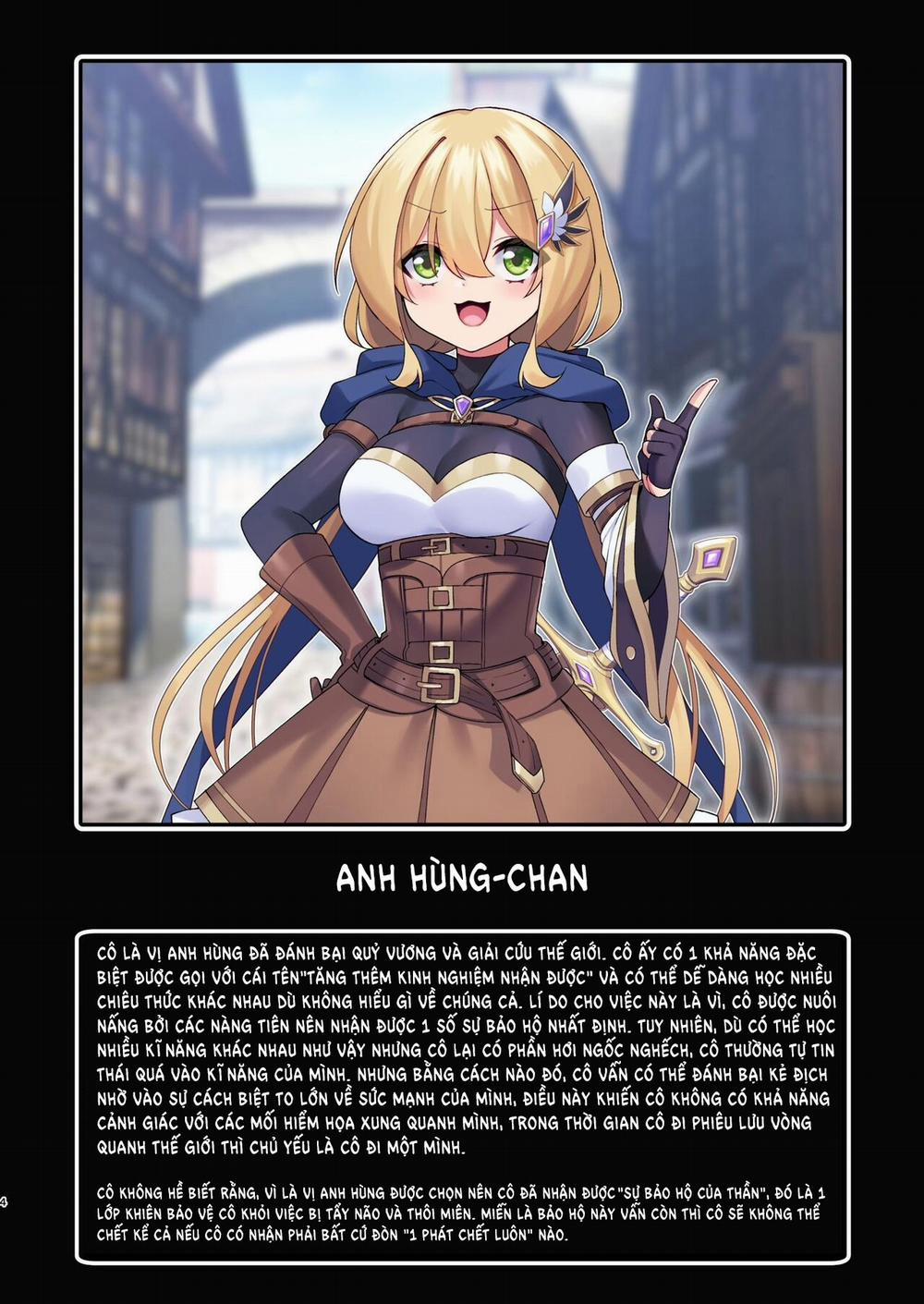 Chuyến phiêu lưu của anh hùng-chan đã đi đến hồi kết Oneshot trang 4