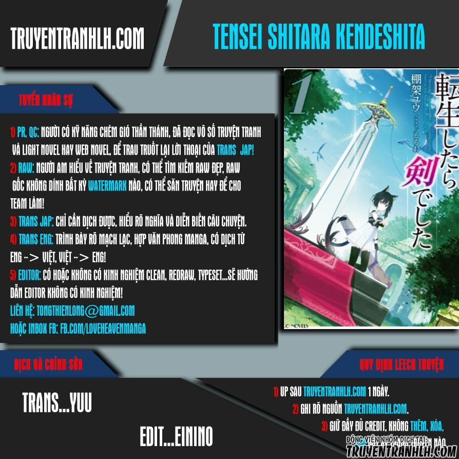 Chuyển Sinh Thành Kiếm 2 trang 0