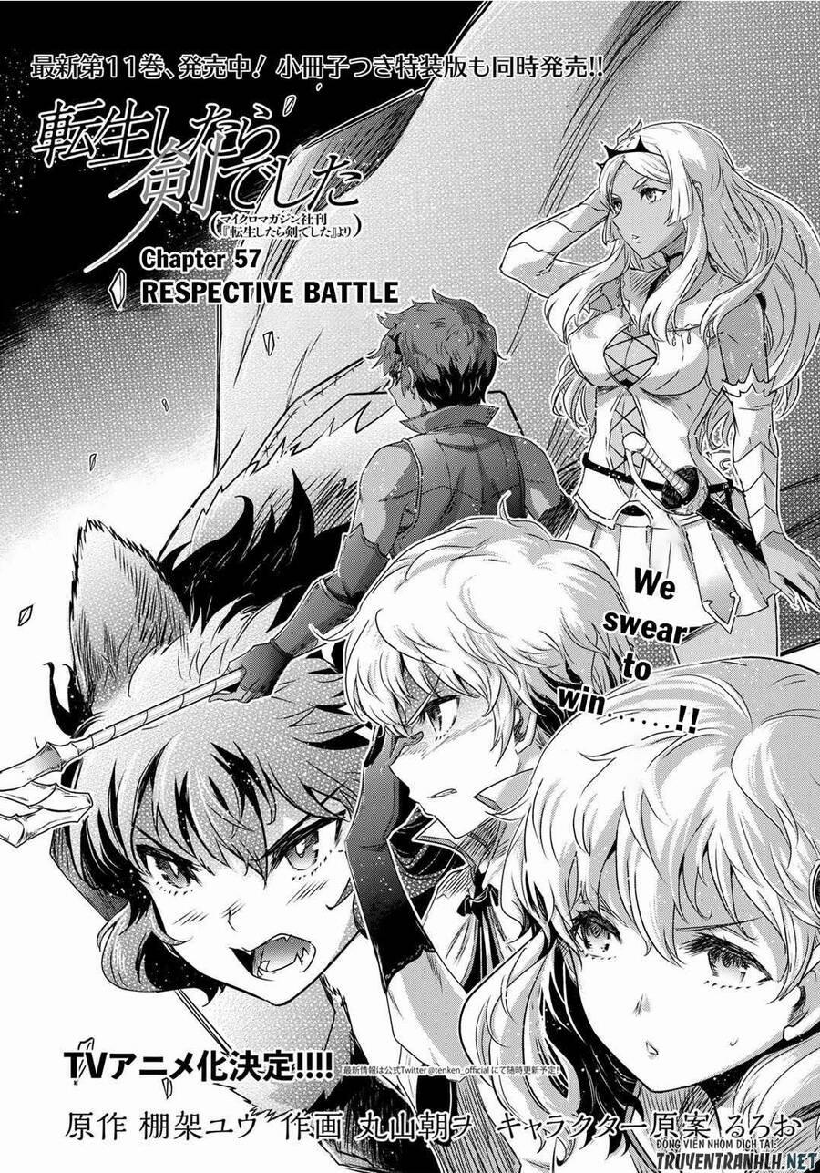 Chuyển Sinh Thành Kiếm 57 trang 2