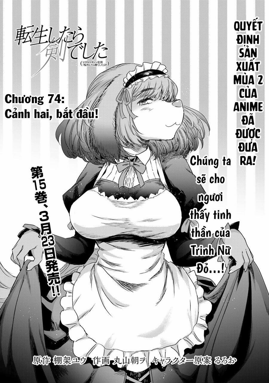 Chuyển Sinh Thành Kiếm 74 trang 1