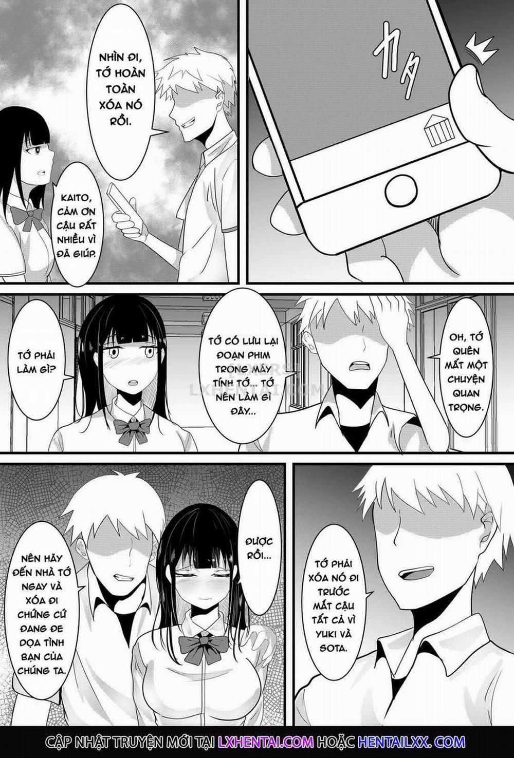 Cô ấy bị bạn thân tôi uy hiếp bằng clip quay lén Oneshot trang 15