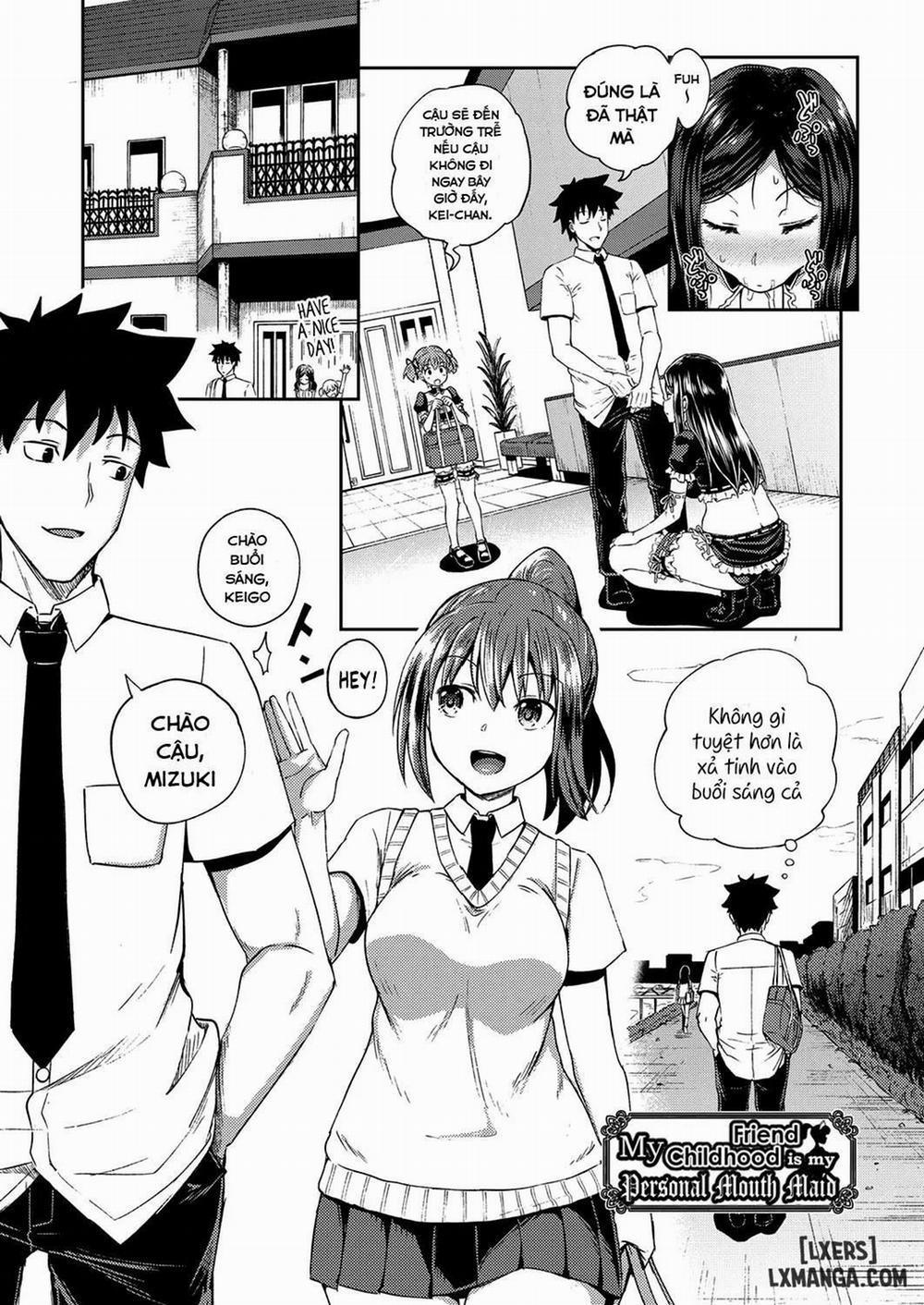Cô bạn thuở nhỏ là hầu gái mồm lồn của tôi. 1 trang 0
