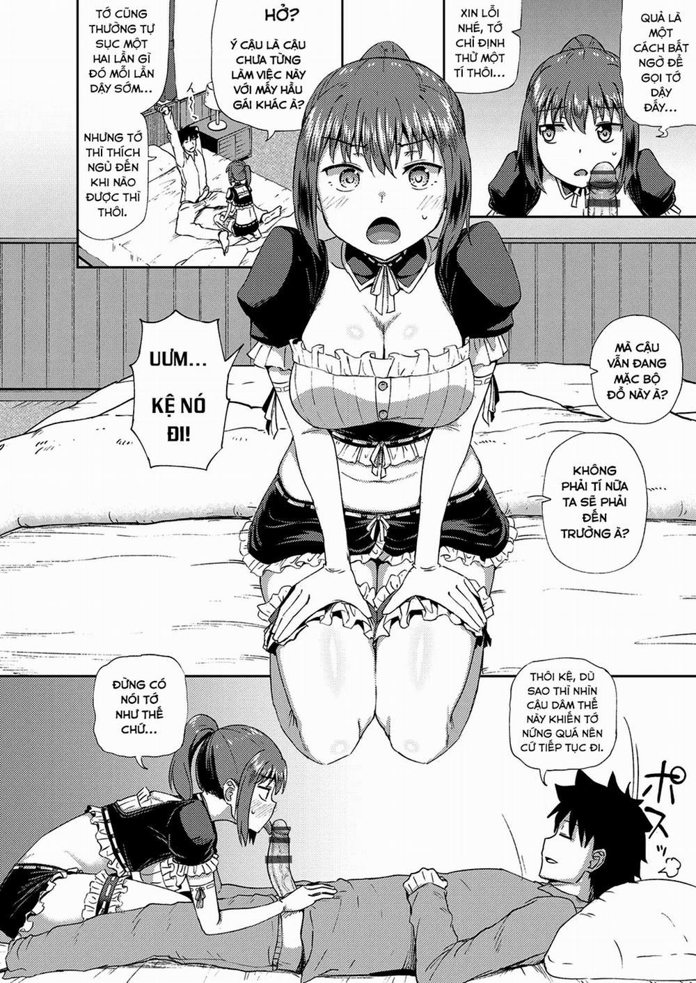 Cô bạn thuở nhỏ là hầu gái mồm lồn của tôi. 2 trang 1