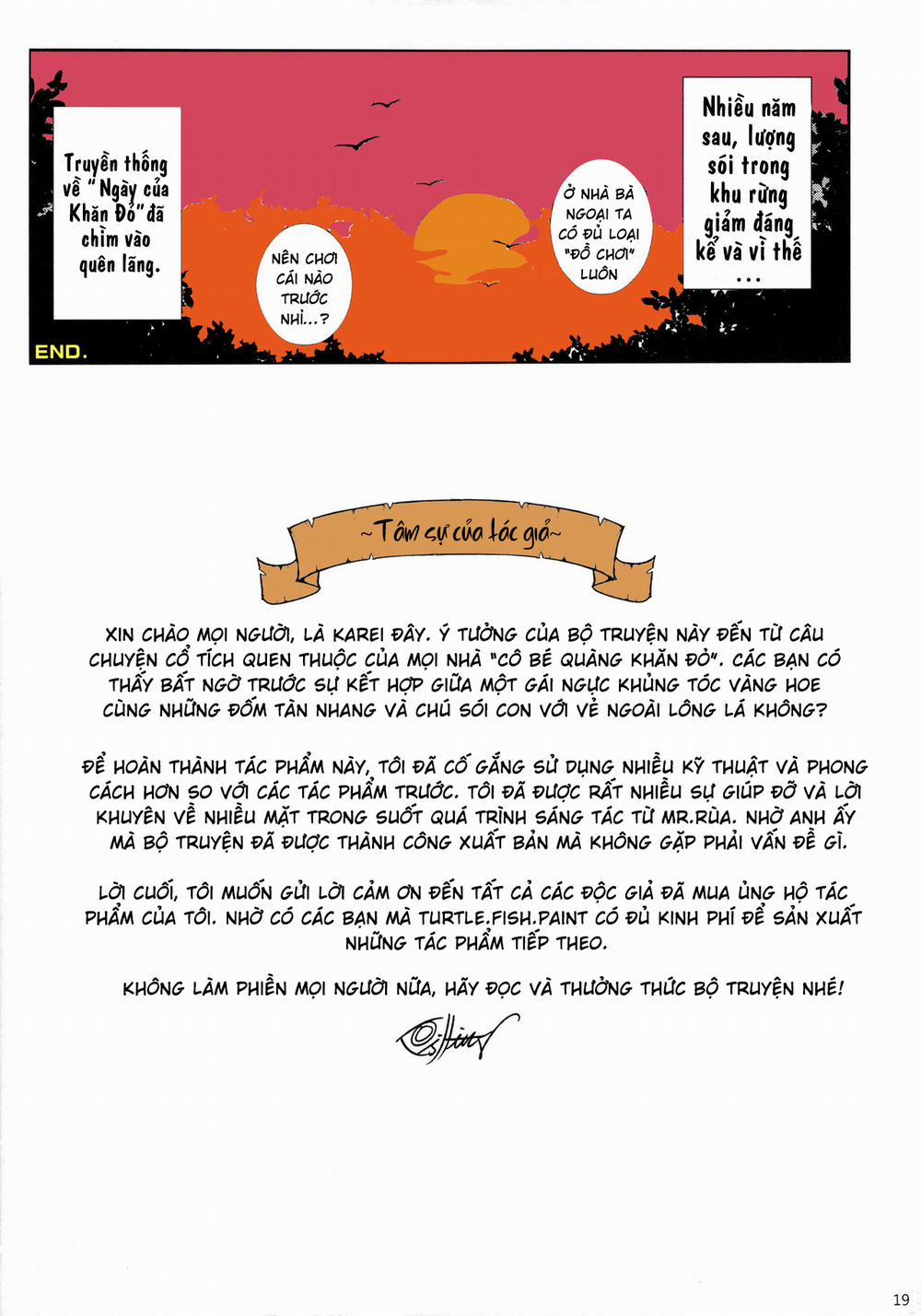 Cô bé quàng khăn đỏ-Chuyện cổ tích Oneshot trang 19