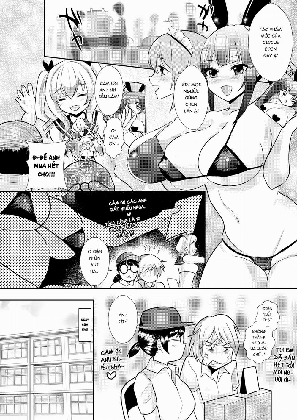 Cô Em Khóa Dưới Mộc Mạc Cùng Câu Lạc Bộ Của Tôi Đi Làm Người Bán Truyện Ở Quầy Oneshot trang 6