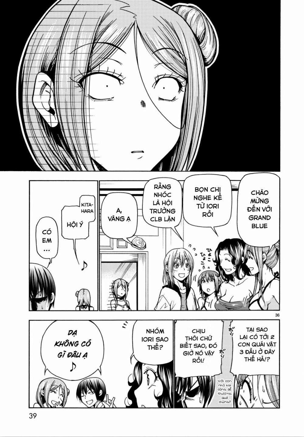 Cô Gái Thích Lặn - Grand Blue 34 trang 39