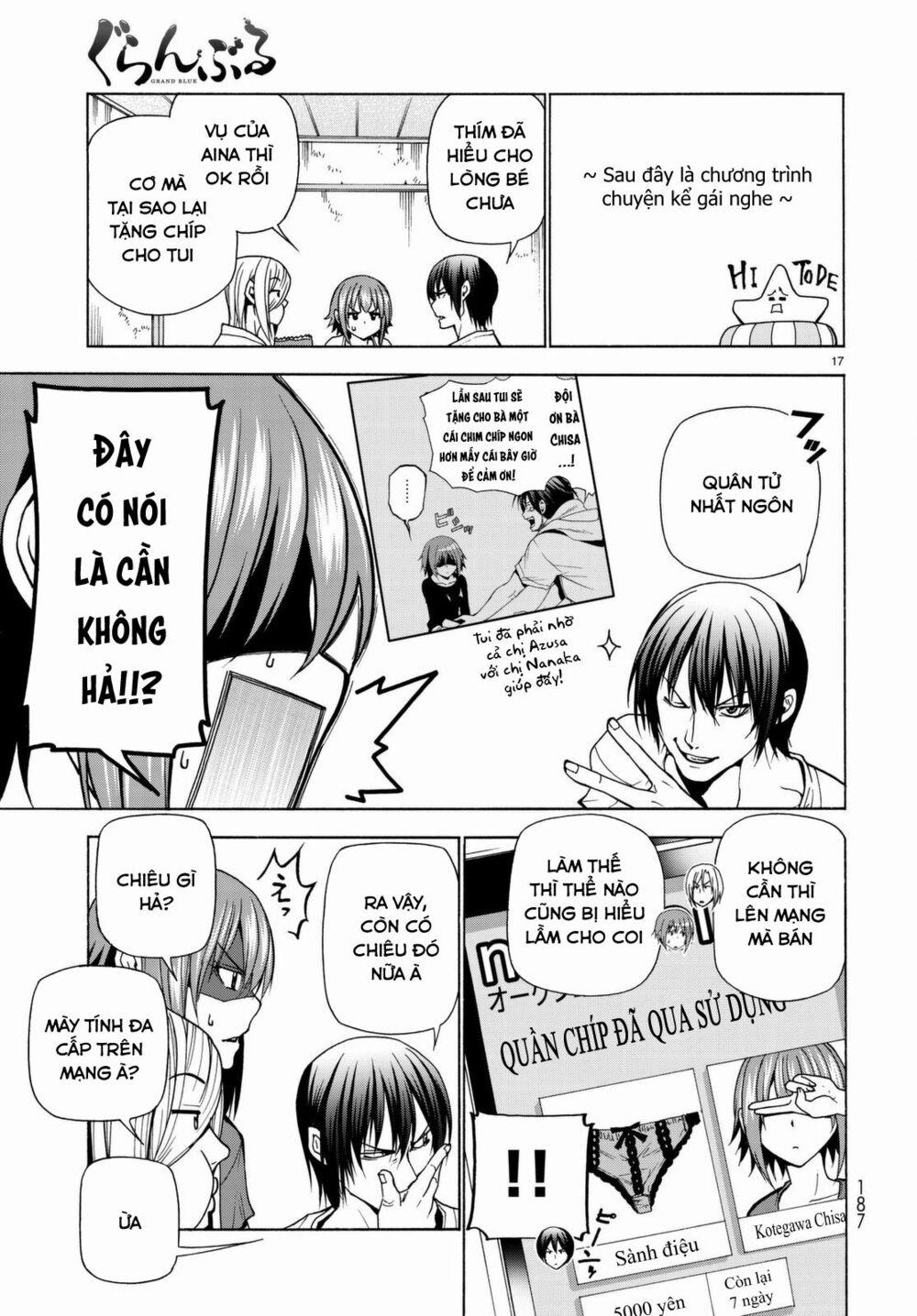 Cô Gái Thích Lặn - Grand Blue 39 trang 18
