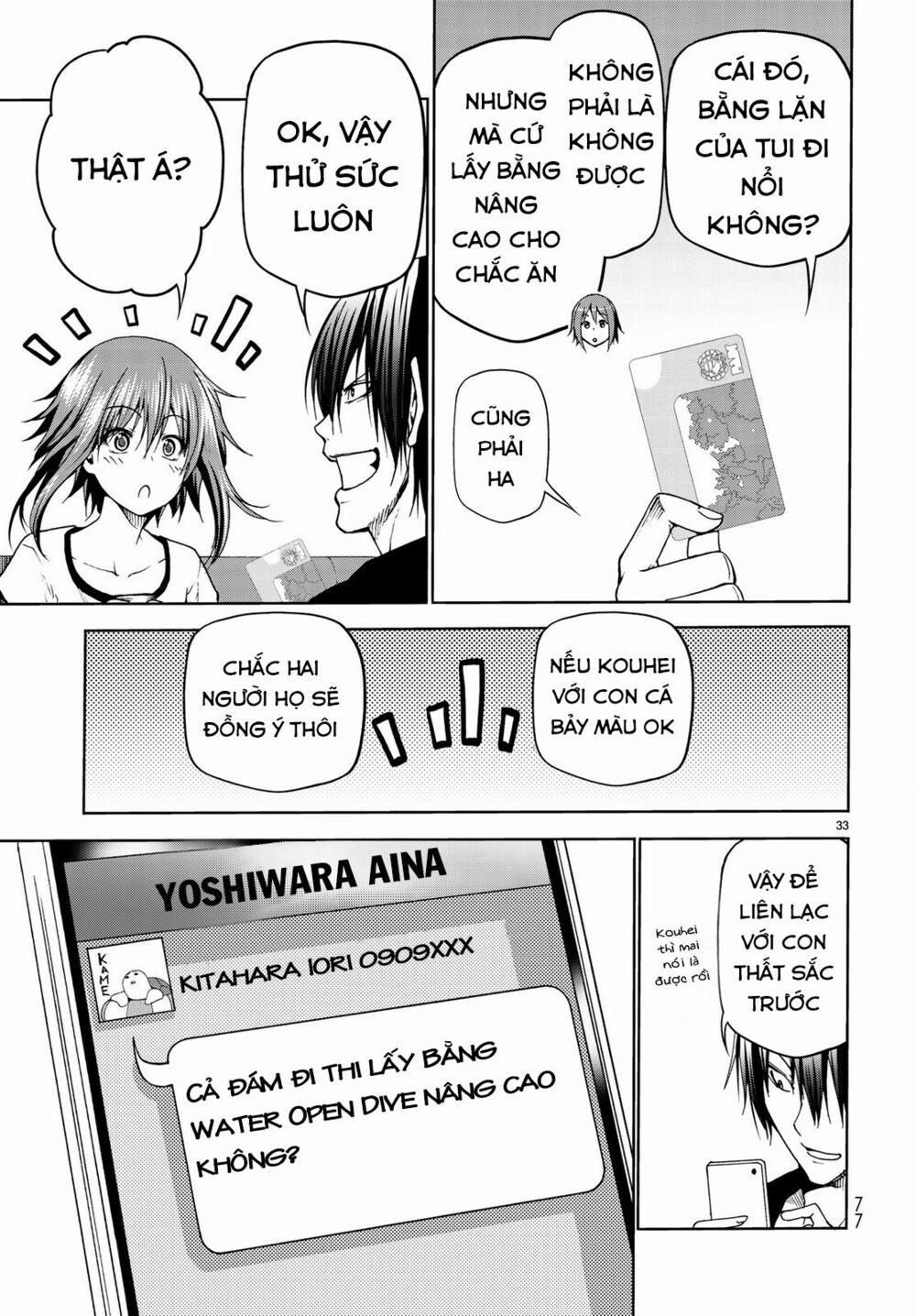 Cô Gái Thích Lặn - Grand Blue 45 trang 35